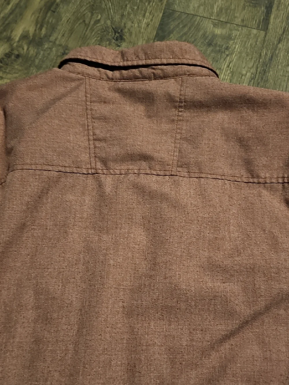 The North Face Jacket Lined Shirt Burgundy Xlarge Men Lightweight